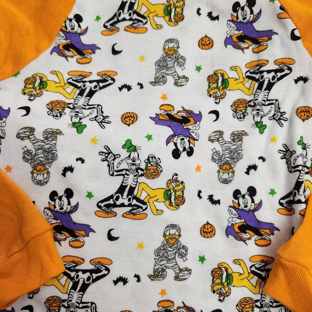 5T Toddler Boys Girls Mickey Mouse Minnie Mouse Halloween Pajamas Snug-Fit PJs